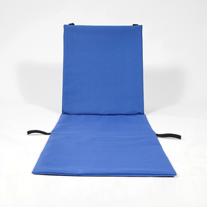 Hitree imperméable extérieur portable sans sable chaise longue inclinable pliable tapis de plage pliant avec oreiller - Product Image 3
