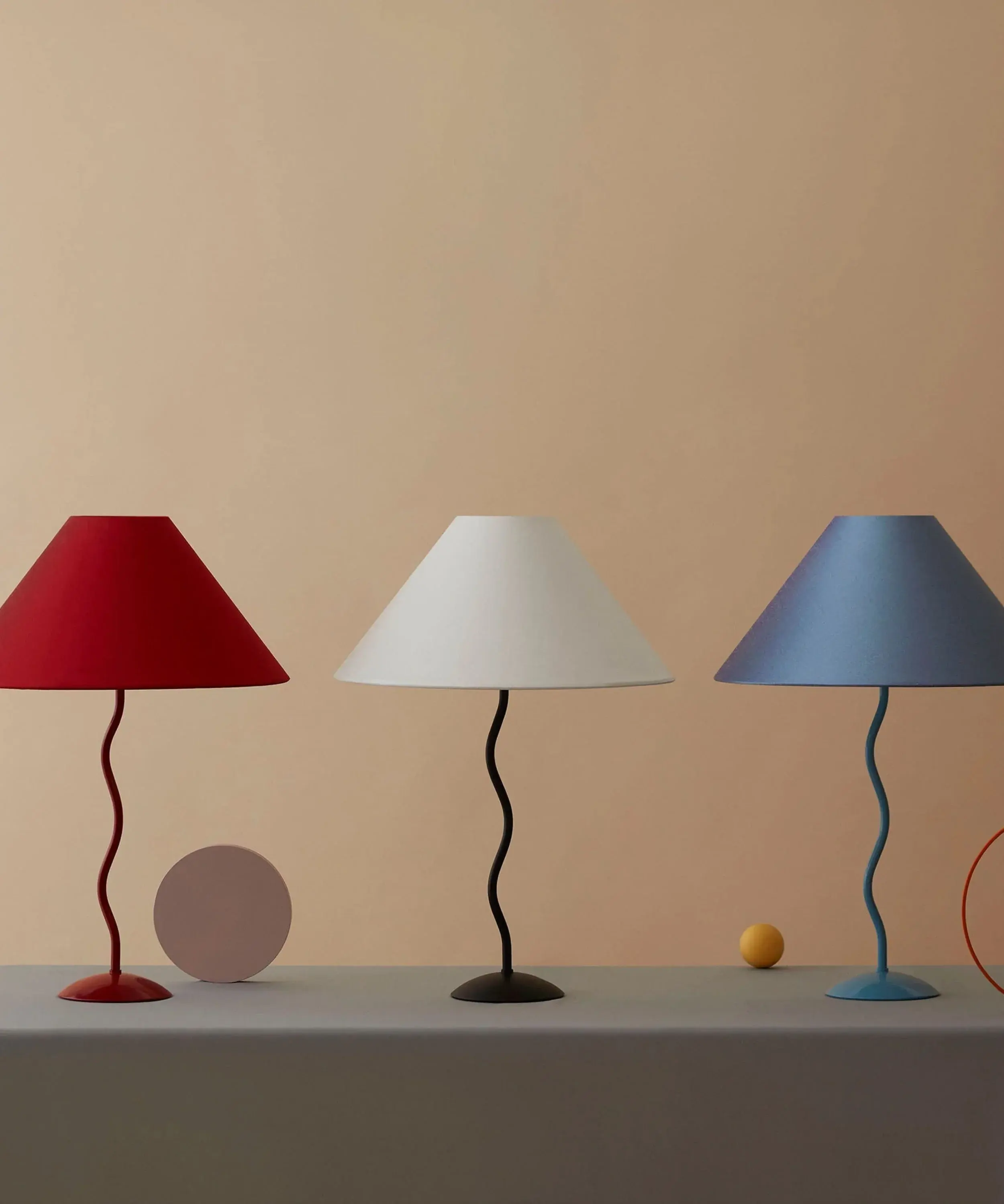 Original designer Nordic creative children's room table lamp Princess room bedside colorful decorative table lamp