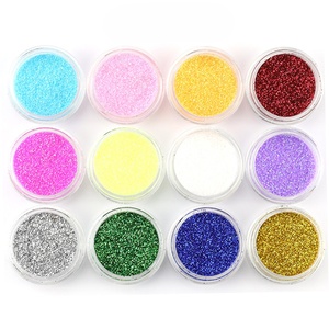 กลิตเตอร์ตกแต่งเล็บและเพชรประดับผสมผงเลเซอร์ ผงฝุ่น และผงสีสดใส 6 สี/ชุด - Product Image 4