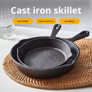 Thickened <b>Cast</b> Iron <b>Pan</b> Set Three Non-Coated Mini Frying <b>Pan</b> Universal Gas Induction Cooker Compatible No Lid Household - Product Image 5