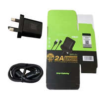 Chargeur USB universel tendance pour accessoires de téléphone, compatible Afrique, Royaume-Uni, UE, charge rapide, pour écouteurs Oraimo, téléphone portable Tecno, noir, 1m