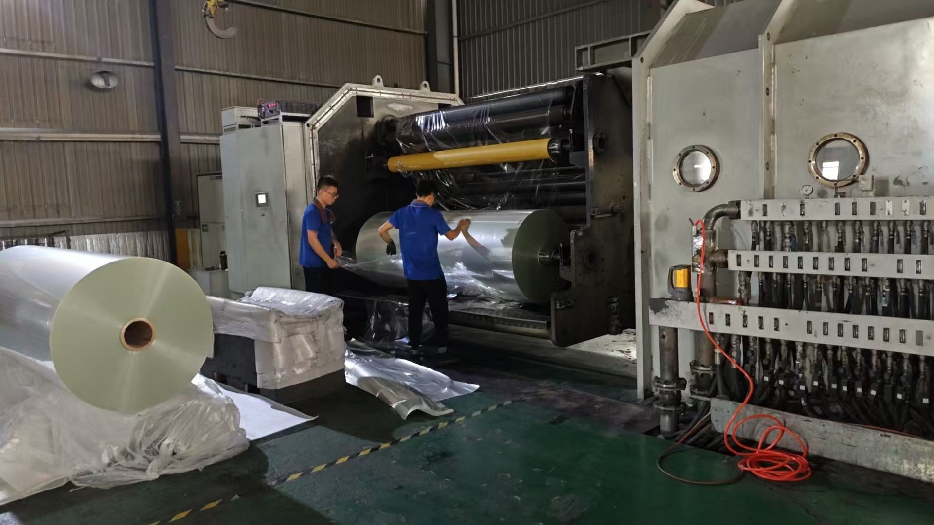 vacuum press metallic pvc foil