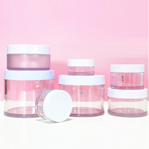 Tarros Cosméticos Transparentes de PET de Perfil Bajo de 30g, 50g, 80g, 100g, 120g, 200g, 300g para Exfoliante Labial y Mantequilla Corporal, Muestras para el Cuidado de la Piel - Product Image 2