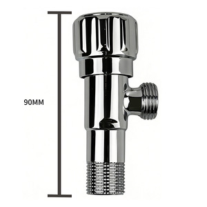 All Copper Angle Valve 1/2 In Miniature For Water Heater Toilet Faucet Manual Operation - Product Image 2