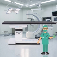 Table d'opération en fibre de carbone transparente aux rayons X, haut de gamme, entièrement radiotransparente, pour DSA et ERCP