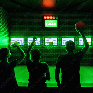 Jeu de basket-ball intérieur interactif pour les enfants et les adultes Divertissement de lumière LED au centre d'attractions du centre commercial - Product Image 1
