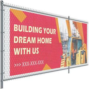 Custom Colorful PVC Banner Breathable Mesh Cloth <b>Outdoor</b> <b>Light</b>-Transmitting Advertising Vinyl Flags - Product Image 5
