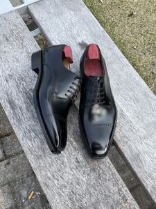 Goodyear Chaussures derby formelles d'affaires de style britannique à trois articulations à la mode Chaussures en cuir sculptées à la main Brock pour hommes - Product Image 5