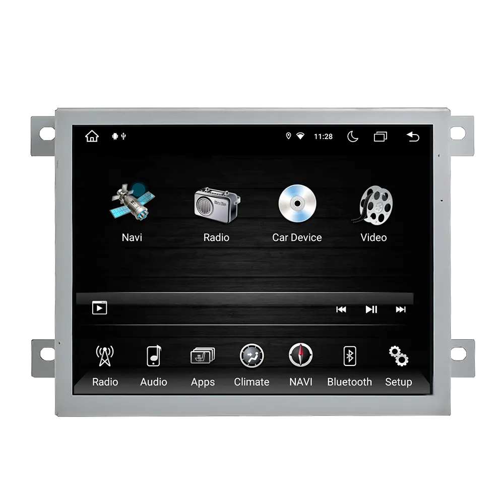 Gerllish 8.4 inci penerima Multimedia pemutar Android untuk Dodge Challenger mobil navigasi GPS Auto Stereo Radio IPS Unit kepala