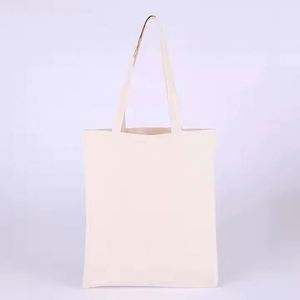 Sac de courses portable en toile personnalisé avec logo sur mesure pour femme – Réutilisable - Product Image 3