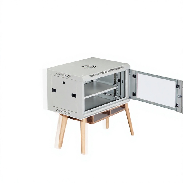 TBS 4U Deep Wall Mount Rack 19 Inch 600mm Depth Server Enclosure Disassembled IT Data Hub OEM Custom