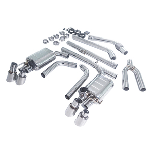 Silencieux d'échappement GFC Catback pour <span class=keywords><strong>Jaguar</strong></span> XF 2013 T 2017-2.0 Système d'échappement à soupape électrique de voiture construit à partir d'un tuyau SUS304 - Product Image 1