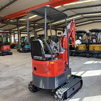 Mini-excavatrice sur chenilles 1 tonne avec moteur sur mesure, livraison directe usine, rotation latérale, anti-basculement, haute performance