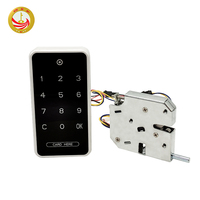 Serrure de cabinet intelligente KSJ en matériau PC, système de contrôle de couleur personnalisé, carte RFID, mot de passe, haute sécurité, durable, pour tiroirs/sauna/bain