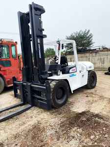 Hot Sale Japan Original Heavy Duty Used <b>Forklift</b> TCM100 10 Ton Diesel <b>Forklift</b> for Port Tested low Hours CE Certified - Product Image 3