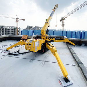 เครนแมงมุมขนาด 3 ตัน 5 ตัน 8 ตัน เครื่องยนต์ CE EPA EURO5 บูมไฮดรอลิกแบบยืดหดได้เต็มรูปแบบ เครนตีนตะขาบขนาดเล็ก เครนเคลื่อนที่ขนาดเล็ก - Product Image 4