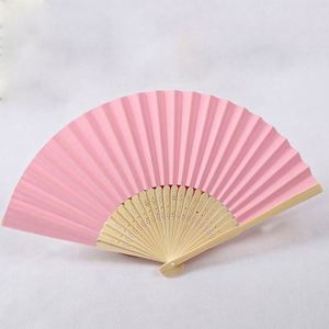 Éventail Artisanal Personnalisé Style Ancien, Décoration Maison, Cadeau Promotionnel d'Entreprise, Styles Variés, Motifs Amour, Fée, Sport - Product Image 1