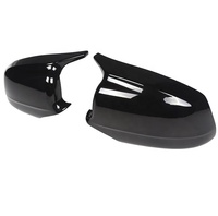 JDMotorsport88 2 piezas Cubiertas de Espejo Retrovisor en Negro Brillante ABS para BMW Serie 5 F10 F18 M5 2011-2013