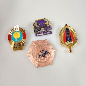 Promosyon özel tasarım Logo çinko alaşım rozeti Metal rozeti broş özel yaka Pin - Product Image 5