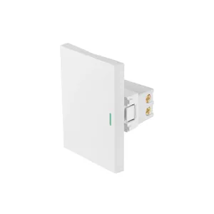 Maître avec 144 unités Interrupteur simple blanc à 3 modules, ligne Lisbonne - Product Image 1