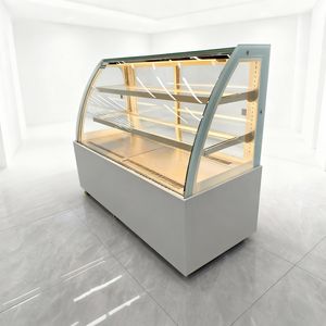 <span class=keywords><strong>Vitrine</strong></span> réfrigérée pour pâtisserie de supermarché, <span class=keywords><strong>vitrine</strong></span> réfrigérée pour gâteaux, réfrigérateur pour pâtisserie, <span class=keywords><strong>vitrine</strong></span> en verre, mini réfrigérateur pour gâteaux, prix de comptoir - Product Image 3