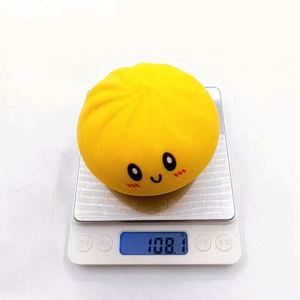 Wholesale Bun-shaped Promotional Toy Cute Dumpling Buns Baozi Squishy Stress Ball Smile Face Steamed Bun <b>Fidget</b> Toy with Steamer - Product Image 6