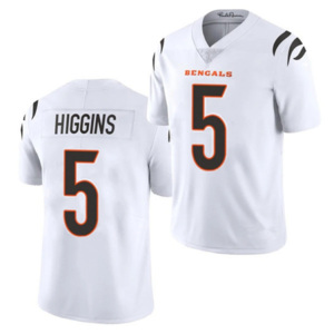 男子辛辛那提足球球衣5 t恤希金斯2埃文·麦克弗森缝制美式足球球衣批发橙色黑色 - Product Image 3