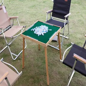 Fabrika doğrudan satış katlanabilir oyun masası ve kolay yerleştirmek mahjong masa açık rekreasyon masa