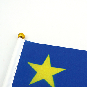 2024 Venta caliente <span class=keywords><strong>de</strong></span> fábrica República Democrática del Congo Poste <span class=keywords><strong>de</strong></span> madera Bandera ondeada a mano para vacaciones generales - Product Image 6