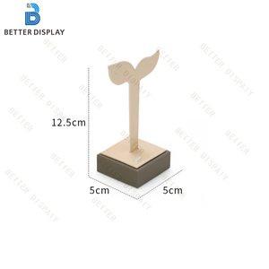 Plateau de présentation en microfibre pour bijoux, couleur or champagne luxueux, pour vitrine de bijouterie - Product Image 5