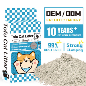 Litière pour chat en tofu 100 % écologique, naturelle, biodégradable et parfumée, prix direct usine, Arena Para Gatos - Product Image 1