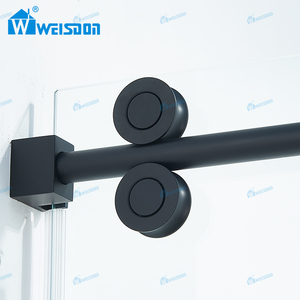 <span class=keywords><strong>Puerta</strong></span> <span class=keywords><strong>de</strong></span> Ducha <span class=keywords><strong>de</strong></span> <span class=keywords><strong>Vidrio</strong></span> Templado con Marco Deslizante Simple, Negro Mate, Sin Marco, para <span class=keywords><strong>Baño</strong></span> - Product Image 3