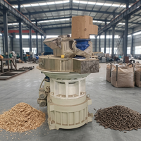 Machine à granulés annulaire pour sciure de bois et biomasse, haute performance, robuste, 55KW, avec roulement et moteur, 1-40t/h, vente directe usine