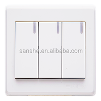 Multiprise Série S5 avec interrupteurs à gros bouton de commande, prise sonnette, prise TV, prise USB, fournisseur d'équipement électrique