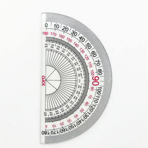 Fabrika doğrudan sıcak satış temizle kalibrasyon dayanıklı yarım daire 0-180 derece iletki öğrenciler için - Product Image 1