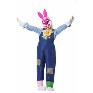 Disfraz de conejo para niños, mono azul con lazo y orejas para Halloween, Pascua, juegos de rol - Product Image 5