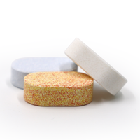 Comprimés effervescents de savon à main mousseux Portable pour lavage à la main propre dans un sac en Kraft