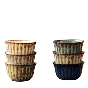 Tasse en céramique de style arabe vintage, tasses à thé en porcelaine haute température, tasses à café expresso fantaisie faites à la main en gros de style arabe - Product Image 1