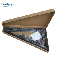 Support de couverture pour spa extérieur moderne I – Lève-couverture en aluminium à cadre complet pour bain à remous et massage – Accessoire de support de couverture