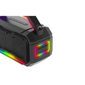 Haut-parleur Bluetooth portable 60W avec subwoofer sans fil, batterie amovible, pour extérieur, prise en charge AUX, LED, USB, carte TF, audio - Product Image 5