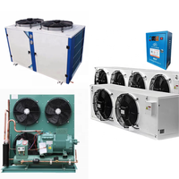 Unité de condensation de type H écoénergétique fabriquée en Chine 5P 6P 8P 10P pour chambre de congélation rapide, unité de congélation pour entrepôt frigorifique