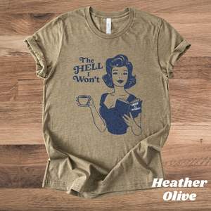 T-shirt retrò femminista da donna a maniche corte, girocollo, 100% cotone, stampa vintage, maglietta con messaggio attivista, per tutte le stagioni - Product Image 2