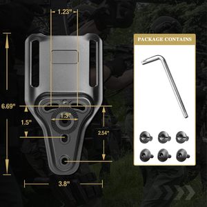 Gunflower MID-Ride cantable ห่วงเข็มขัดสากล (cubl), 2 "ช่องเข็มขัด, ที่แนบมาสำหรับเข็มขัดซองหนัง - Product Image 2