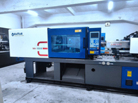 Machine de moulage par injection de plastique PE hybride automatique WMA 160 tonnes pour la fabrication de pompes à moteur servo horizontal, pour l'Haïti