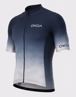 Maillot de cyclisme pour homme personnalisé, respirant, 100% polyester, poches zippées, manches courtes, position du logo personnalisé, impression numérique