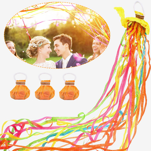 Novelty Hand Throwing Party <b>Ribbon</b> Atmosphere Magic Props Birthday <b>Wedding</b> Party Supplies - Product Image 1