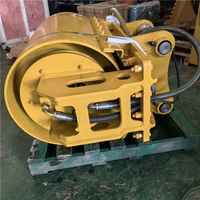 Compacteur à tambour hydraulique monté sur excavatrice pour le compactage des sols et des fondations routières