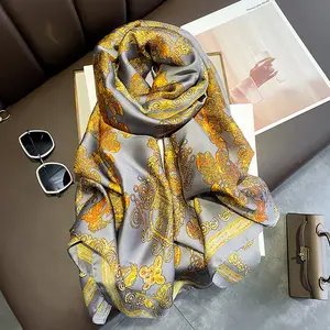 Professional Supplier Polyester Silk Scarf Long Silk Scarves Women Silk Scarfs For Women Stylish