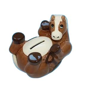 <span class=keywords><strong>Tirelire</strong></span> en céramique originale pour enfants, design <span class=keywords><strong>cheval</strong></span> couché, <span class=keywords><strong>tirelire</strong></span> en forme de poney - Product Image 1