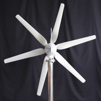Générateur d'éoliennes horizontales MAX400W 12 V 24 Volt, 6 pales en fibre de nylon, alimentation électrique, moulin à vent, énergie pour la maison avec CE
